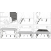 Campingbett für den Kofferraum VW T5, T6  2003-25