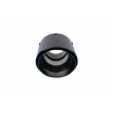 Endrohr 114mm Eingang 70mm Carbon Gloss