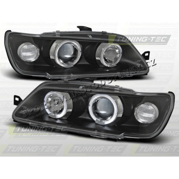 PEUGEOT 306 1993–97 ANGEL EYES SCHWARZE FRONTKLARE LICHTER