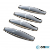 Edelstahl-Kurbelabdeckungen Omtec Dacia Duster 2010-18, Sandero 2008-12