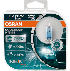 Glühbirne Osram H7 12V 55W Cool Blue Intense Next Generation 5000K +100% Box 2 Stk