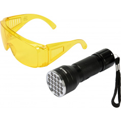 UV-Detektionslampenset mit Schutzbrille