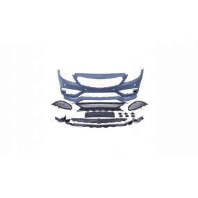 Vordere Stoßstange Mercedes-Benz C W205 S205 C205 Vorderseite PDC Grill Vordere Stoßstange Mercedes-Benz C W205 S205 C205 Vorderseite PDC Grill