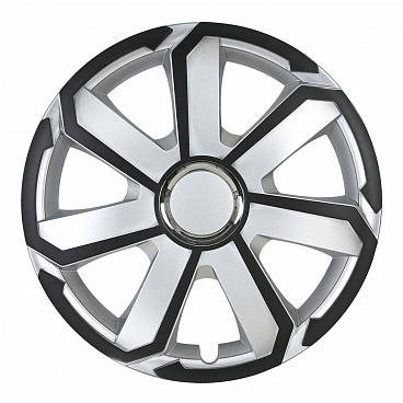 Radkappen für Auto AEROSPIN 16 Zoll schwarz-silber Radkappen für Auto AEROSPIN 16 Zoll schwarz-silber