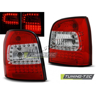 AUDI A4 1994-01 Avant Rückleuchten rot weiße LED