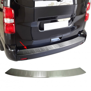 Omtec-Heckstoßstangenabdeckung aus gebürstetem Edelstahl für bestimmte Automodelle (nur längste L3-Lieferungen) Omtec-Heckstoßstangenabdeckung aus gebürstetem Edelstahl für bestimmte Automodelle (nur längste L3-Lieferungen)