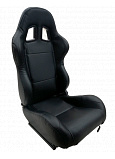 Sportverstellbarer Sitz A1 RACING Farbe Schwarz 2 Stk