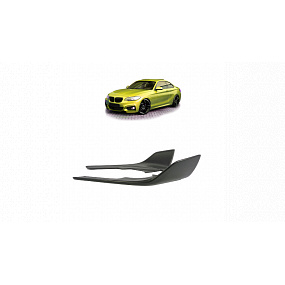 Vordere Stoßstange Matt Schwarz BMW 2 F22 F23