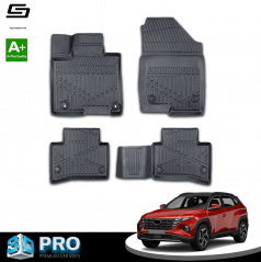 Gummiset 4D der hochwertigsten präzisen Autoteppiche Hyundai Tucson 2021+