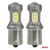 LED-Lampen STANDARD BAU15S PY21W 3030 15SMD weiß 12V 24V AMIO-05001