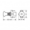Schalter mit LED-Anzeige 12V 10A