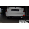 Spoiler des Heckdiffusors – Auspuffattrappen Turbo-Design Leuchtendes Weiß – Škoda Octavia III