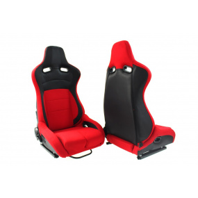Sportlich verstellbarer Sitz A1 RACING FLURIO rot