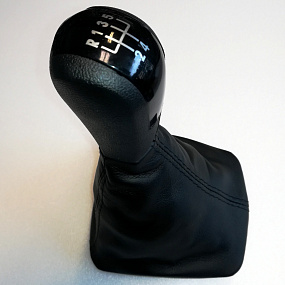 Schalthebelkopf mit Hülse Škoda Octavia II 1Z 5 Gang Schwarz