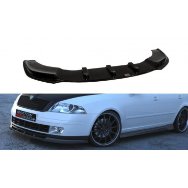 Spoiler unter der Frontstoßstange für Škoda Octavia Mk2, Maxton Design (ABS-Kunststoff ohne Oberflächenbehandlung) Spoiler unter der Frontstoßstange für Škoda Octavia Mk2, Maxton Design (ABS-Kunststoff ohne Oberflächenbehandlung)