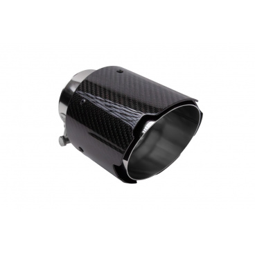 Endrohr 89mm Eingang 70mm Carbon Gloss