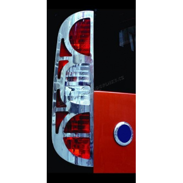 Fiat Doblo 06-09 – Chrom-Rücklichtschutzabdeckungen aus EDELSTAHL – OMSA LINE