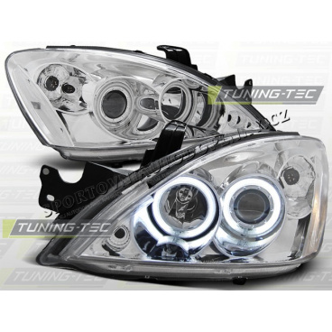 MITSUBISHI LANCER 7 2004–07 KLARES VORDERE LICHT ANGEL EYES CHROM MITSUBISHI LANCER 7 2004–07 KLARES VORDERE LICHT ANGEL EYES CHROM
