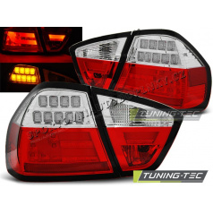 BMW E90 03.2005-08.2008 LED-Rückleuchten rot weiß BAR