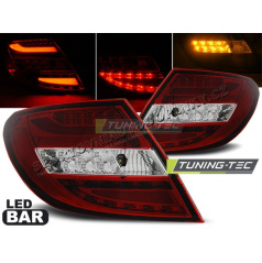 Mercedes C-Klasse W204 Limousine 2007-10 Rückleuchten rot weiß LED BAR