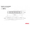 Tagfahrlicht DRL 507 2x5 SMD LED 190 x 29 x 40 mm