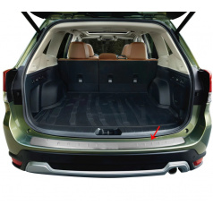 Edelstahl-Heckstoßstangenabdeckung Subaru Forester 2013+ gebürstet
