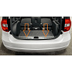 Edelstahlpolierte Abdeckung der Ladekante im Kofferraum des Škoda Kodiaq 2017+