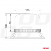 Warnleuchte W22m Magnet / 3 Schrauben, ECE R10 60LED 12/24V IP66