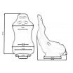 Sportsitz SLIDE RS Carbon Schwarz M