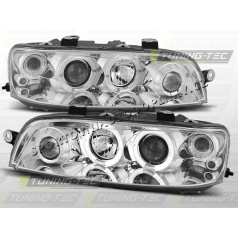 FIAT PUNTO II FRONTKLARLEUCHTEN ANGEL EYES CHROM