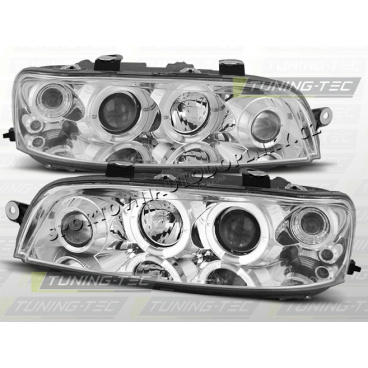 FIAT PUNTO II FRONTKLARLEUCHTEN ANGEL EYES CHROM
