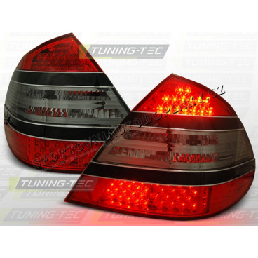 MERCEDES W 211 E-KLASSE 2002–09 LED-RÜCKLEUCHTEN RED SMOKE