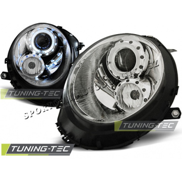 BMW MINI (COOPER) 2006+ ANGEL EYES CHROM-KLARE FRONTLICHTER