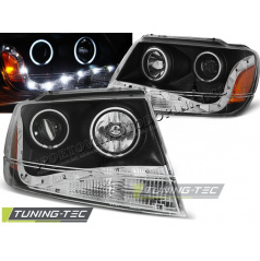 CHRYSLER JEEP GRAND CHEROKEE 1999-05.2005 VORDERE KLARLEUCHTEN, TAGESLICHT-LED SCHWARZ