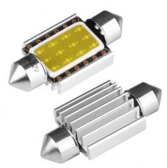 1 EXTRA COB LED-Lampen Sulfitweiß 36 mm mit CANBUS-Widerstand 2 Stk
