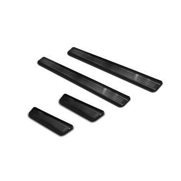 Edelstahl-Einstiegsleisten VW-Golf VIII 2020+ schwarz (HTB und Kombi)