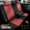 OTOM THRONE 103 RED 3-ZIP Autositzbezug-Set