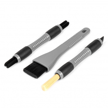 Satz von 3 Bürsten zur Reinigung des Autoinnenraums AMIO-04033 Satz von 3 Bürsten zur Reinigung des Autoinnenraums AMIO-04033