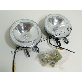 Přídavné dálkové světla H3 12V 55W bílé sada 2 kusy 