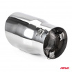 Auspuffblende aus Edelstahl rund 89 mm