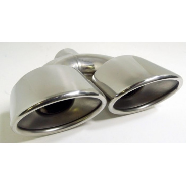 Sportliches Edelstahl-Auspuffrohr Dual Double Jacket 77157 Sportliches Edelstahl-Auspuffrohr Dual Double Jacket 77157