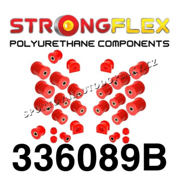 Jeep Grand Cherokee 1993-98 StrongFlex kompletter Satz Silentblöcke 26-tlg Jeep Grand Cherokee 1993-98 StrongFlex kompletter Satz Silentblöcke 26-tlg