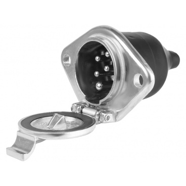 Steckdose 7-polig 24V Aluminium Steckdose 7-polig 24V Aluminium