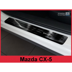 Einstiegsleisten aus Edelstahl, 4 Stück, Spezialschwarz, Mazda CX-5 2008–17