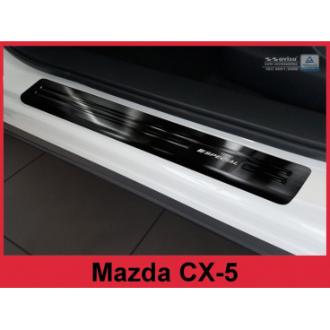 Einstiegsleisten aus Edelstahl, 4 Stück, Spezialschwarz, Mazda CX-5 2008–17 Einstiegsleisten aus Edelstahl, 4 Stück, Spezialschwarz, Mazda CX-5 2008–17