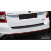 Edelstahlabdeckung, schwarzer Schwellenschutz für die hintere Stoßstange, Škoda Octavia III RS Kombi 2013-19