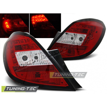 OPEL CORSA D 5D 04.2006 – LED-HECKLEUCHTEN ROT WEIß OPEL CORSA D 5D 04.2006 – LED-HECKLEUCHTEN ROT WEIß