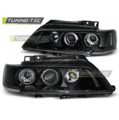 Klare Frontleuchten für Citroen Xantia 1998–2001, schwarz