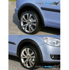 Škoda Roomster Facelift – Kotflügelkanten – schwarzes Muster