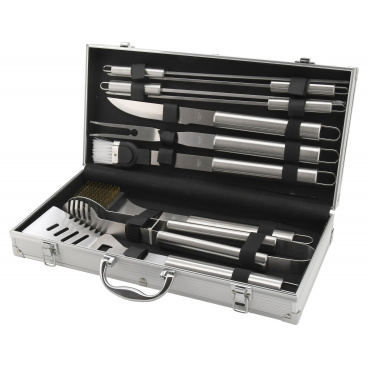 Grillbesteck-Set 11-tlg. ALU-Koffer Grillbesteck-Set 11-tlg. ALU-Koffer